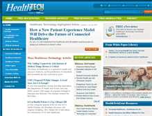 Tablet Screenshot of healthtechzone.com